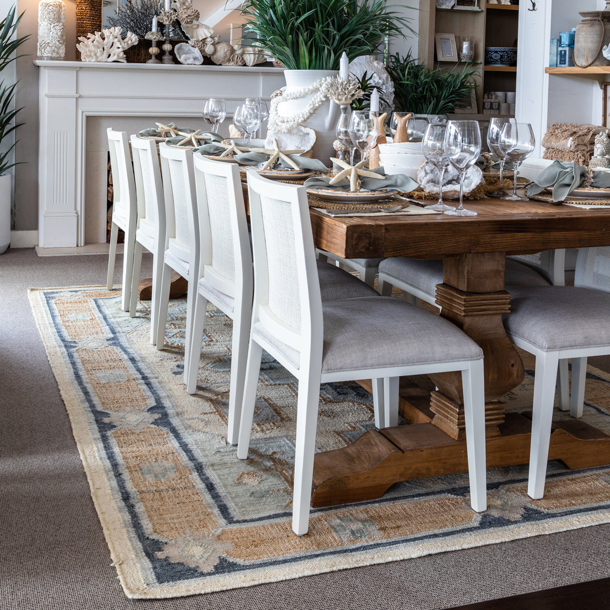 Aztec Woven Rugs Teal – Alfresco Emporium