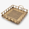 Brass Tray Bamboo