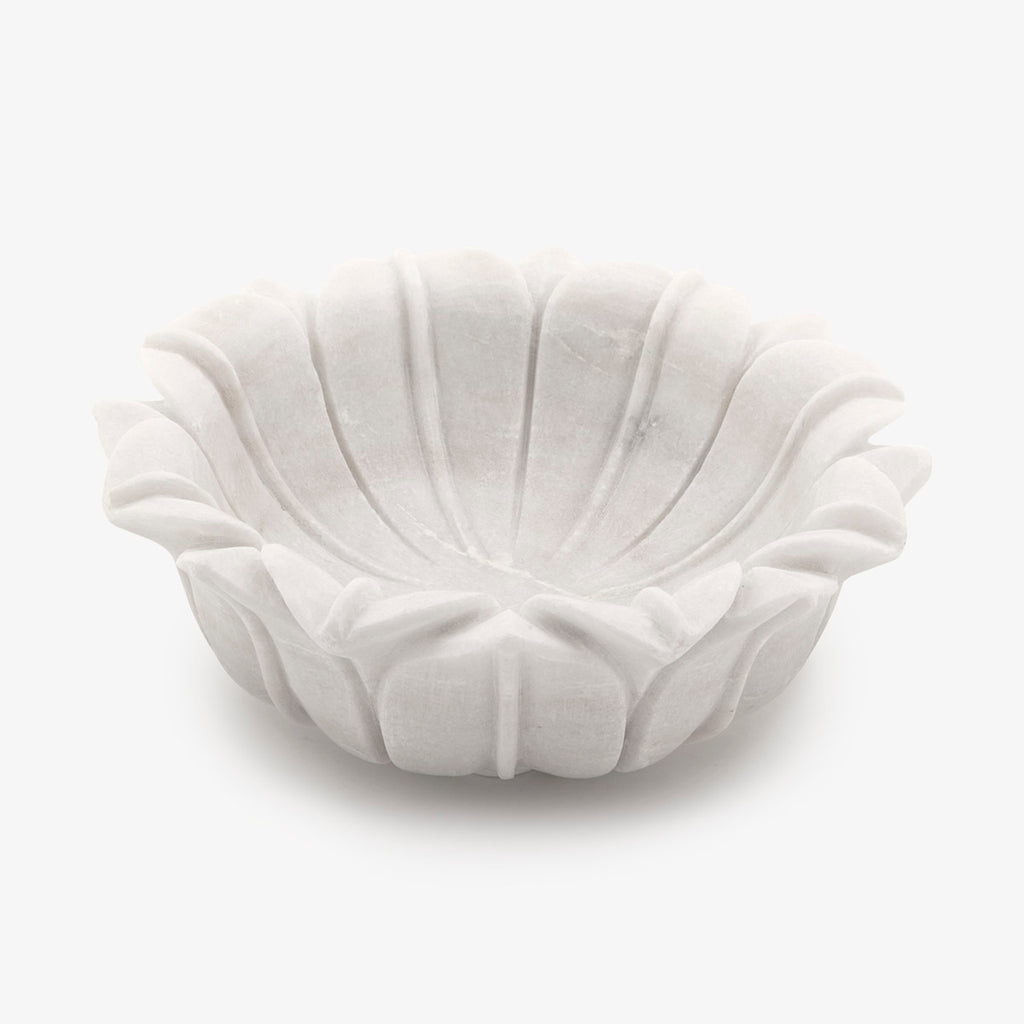 Marble Lotus Bowls
