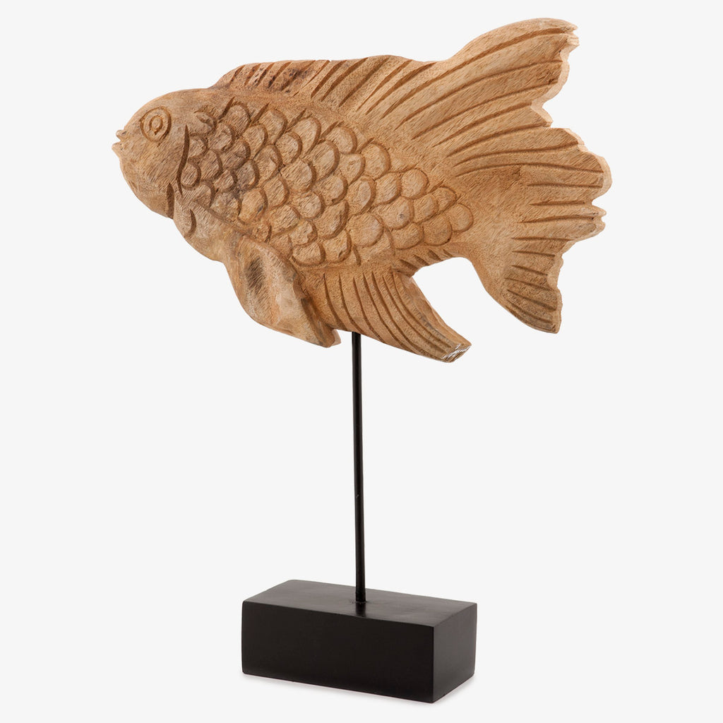 Wooden Fish Tall 54cm