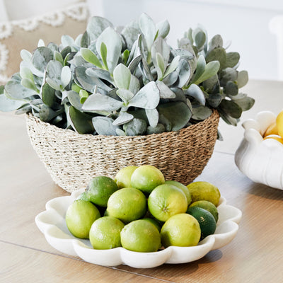 Marble Flower Bowl