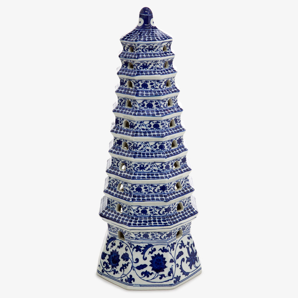 Dynasty Blue & White Pagoda Small 43cm