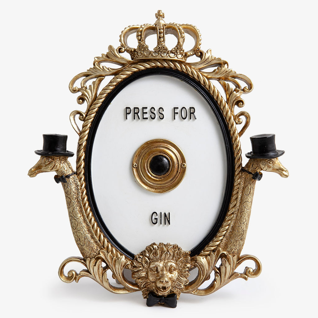 Press For Gin Sign