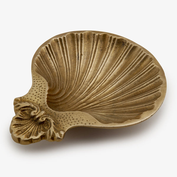 Shell Dish Brass  Alfresco Emporium