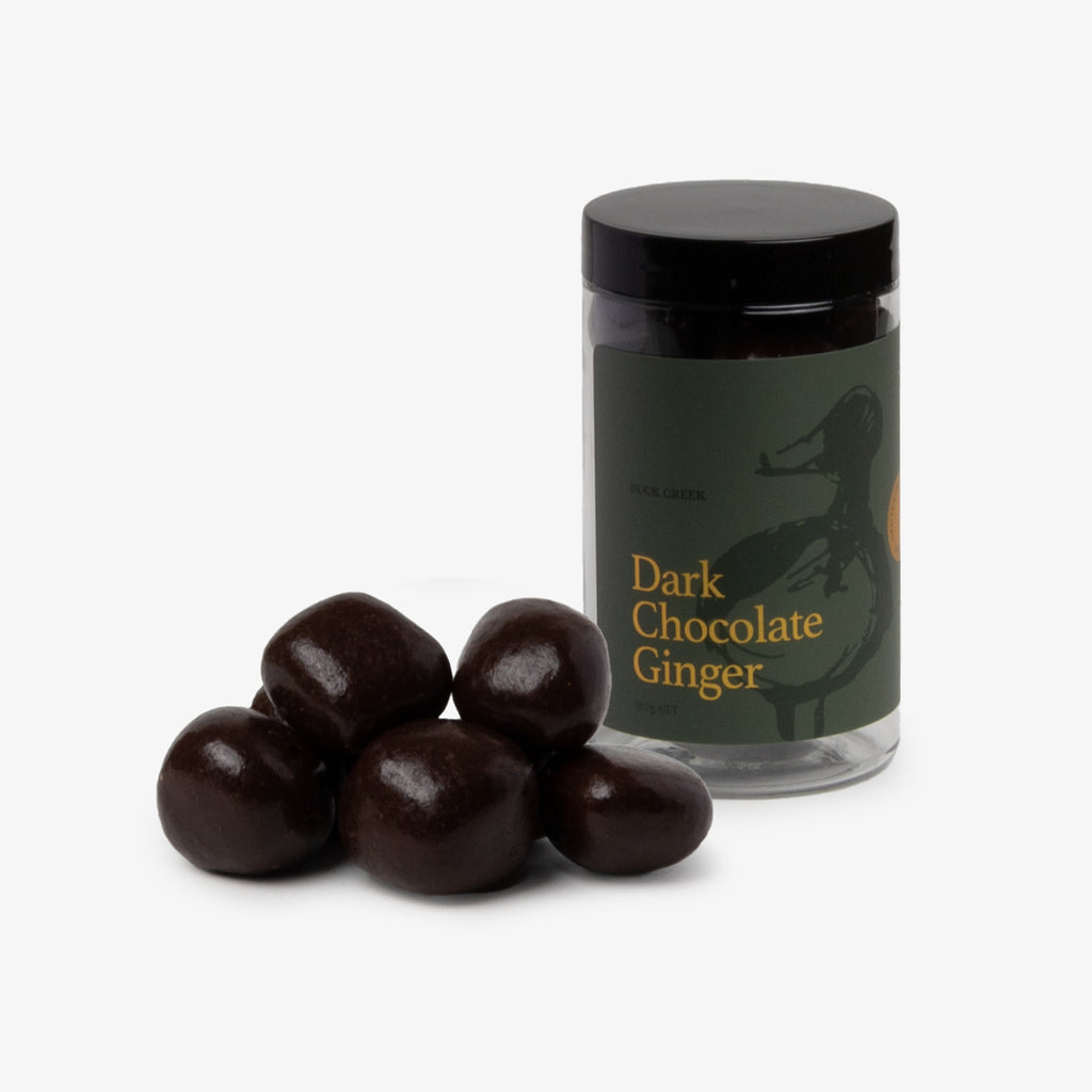 Duck Creek Dark Chocolate Ginger Jar
