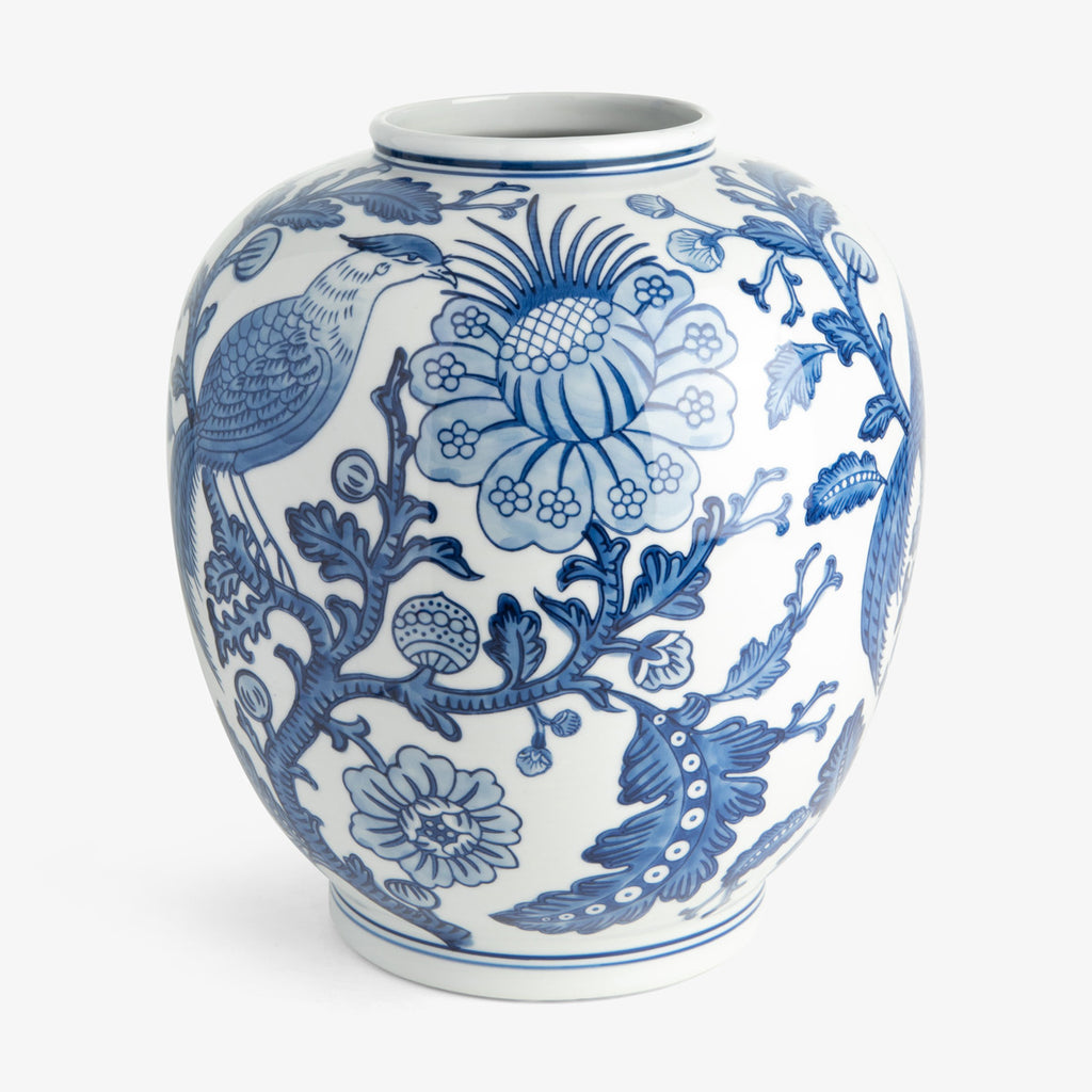 Dynasty Bird Design Vase 30cm