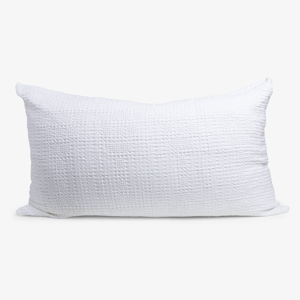 Estella Sham Pillowcase White Front
