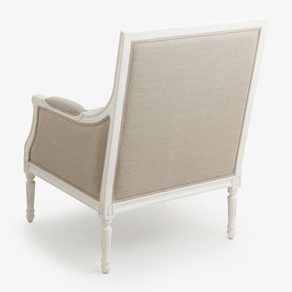 Hudson Florida Chair Linen On White