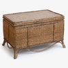 Rattan Colonial Storage Chest Brown