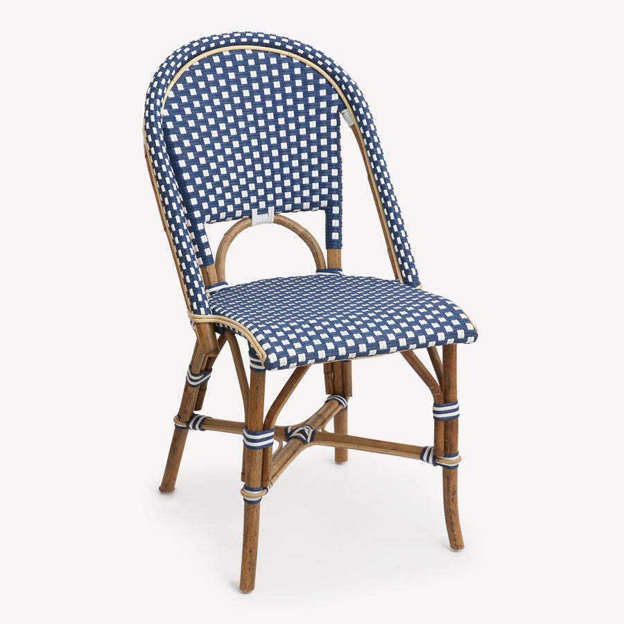 St Tropez Side Chair Double Weave Navy