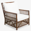 Bermuda Chair With Seat Cushion Brown