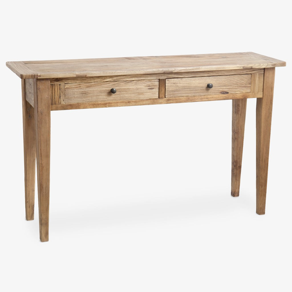 Elm Console Table Two Drawer