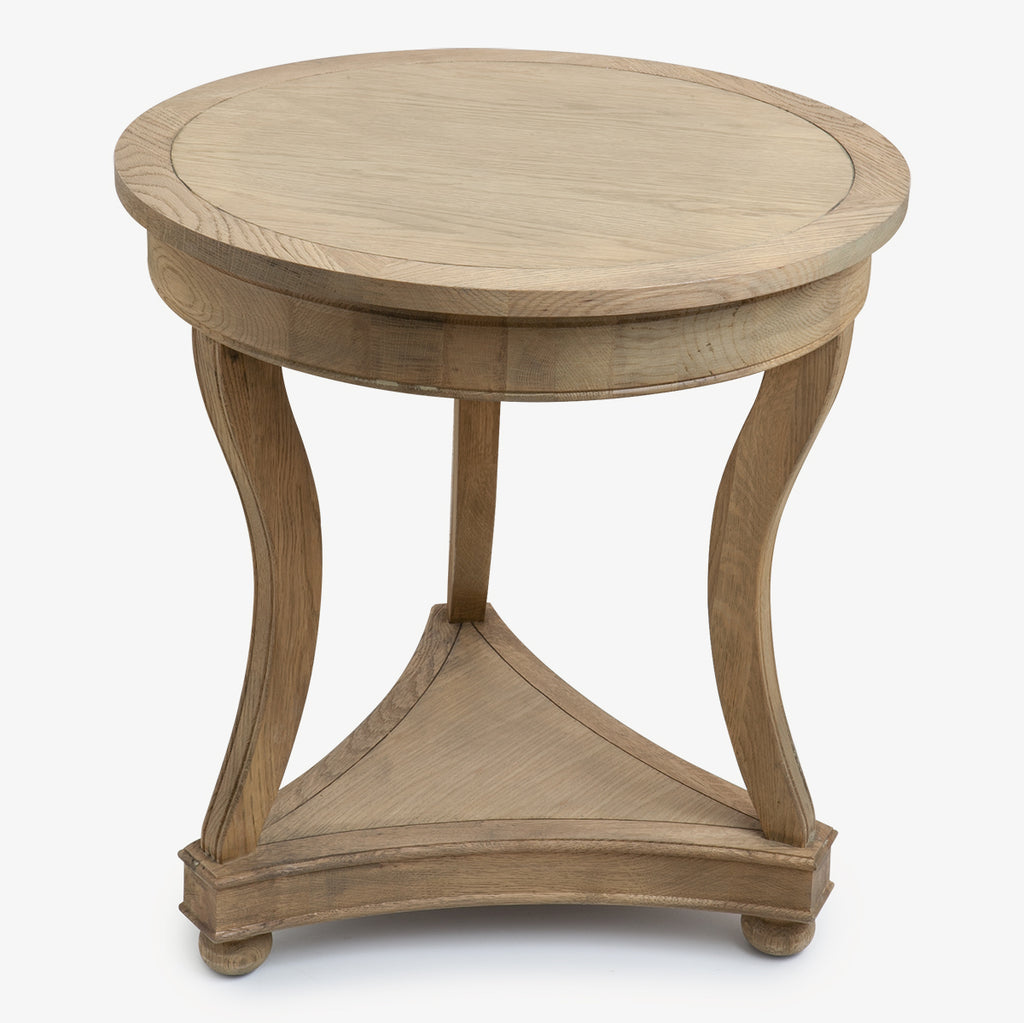 Calais Round Side Table Natural