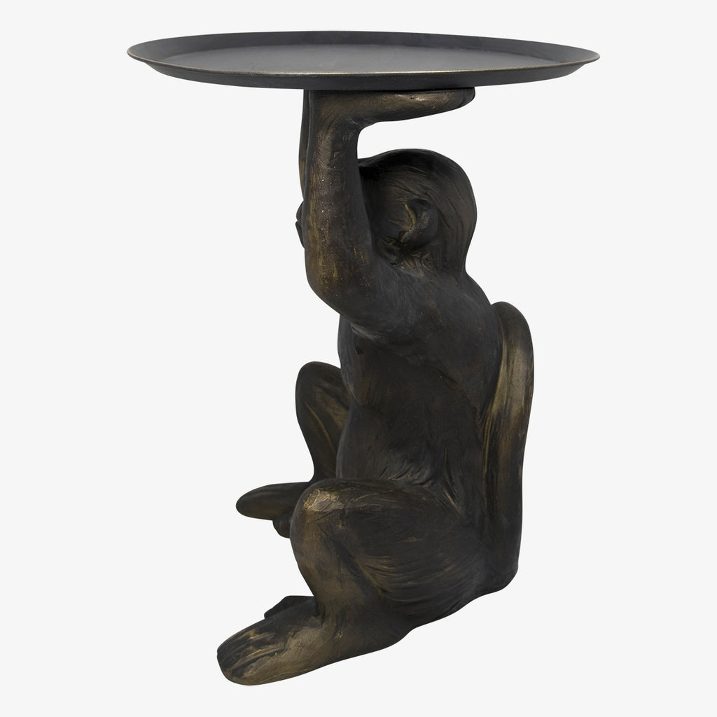 Resin Monkey Side Table Side