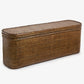 Rattan Bed End Chests Brown