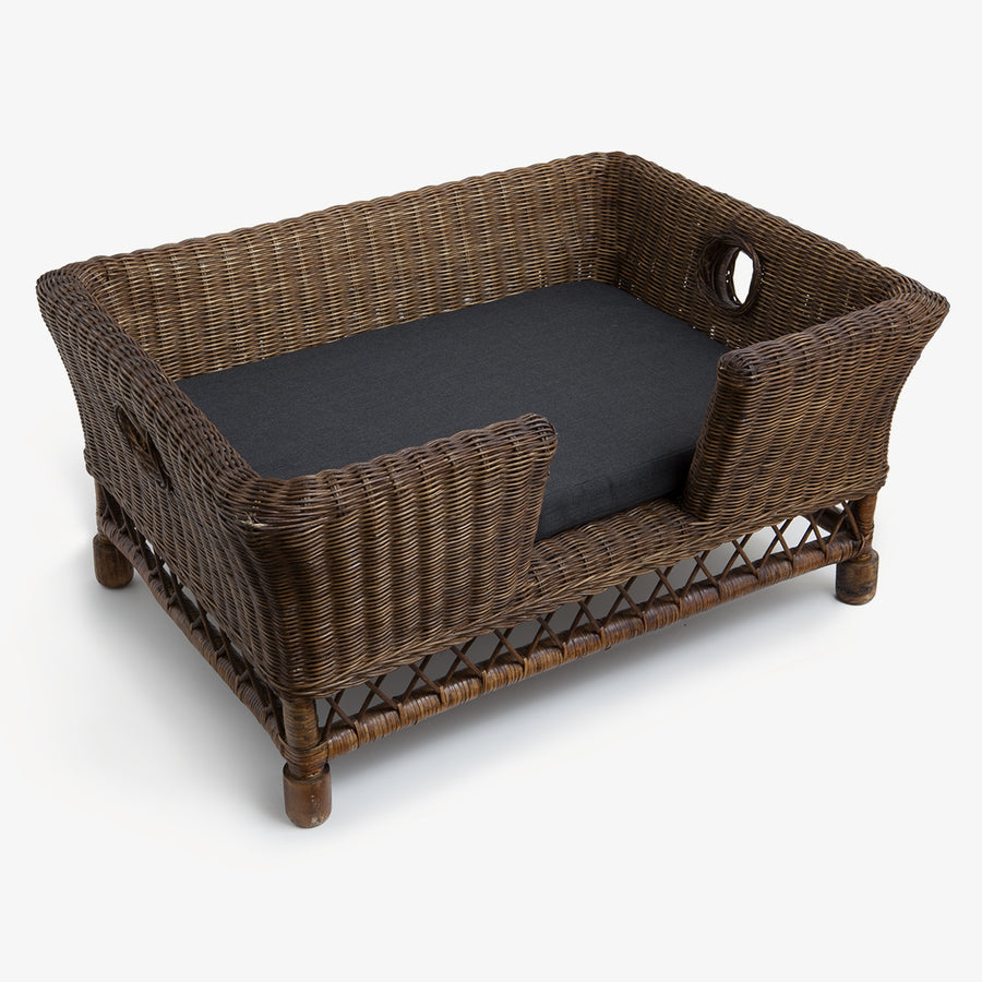 Rattan Pet Beds Brown