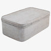Rattan Coffee Table Chest White