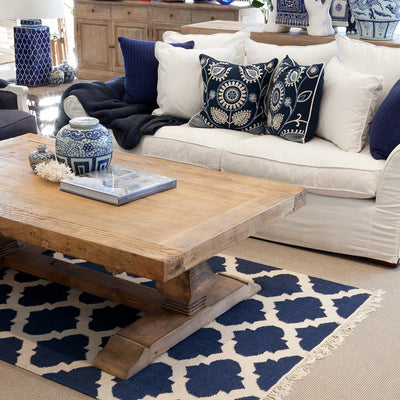 Boston Coffee Table Styled Blue
