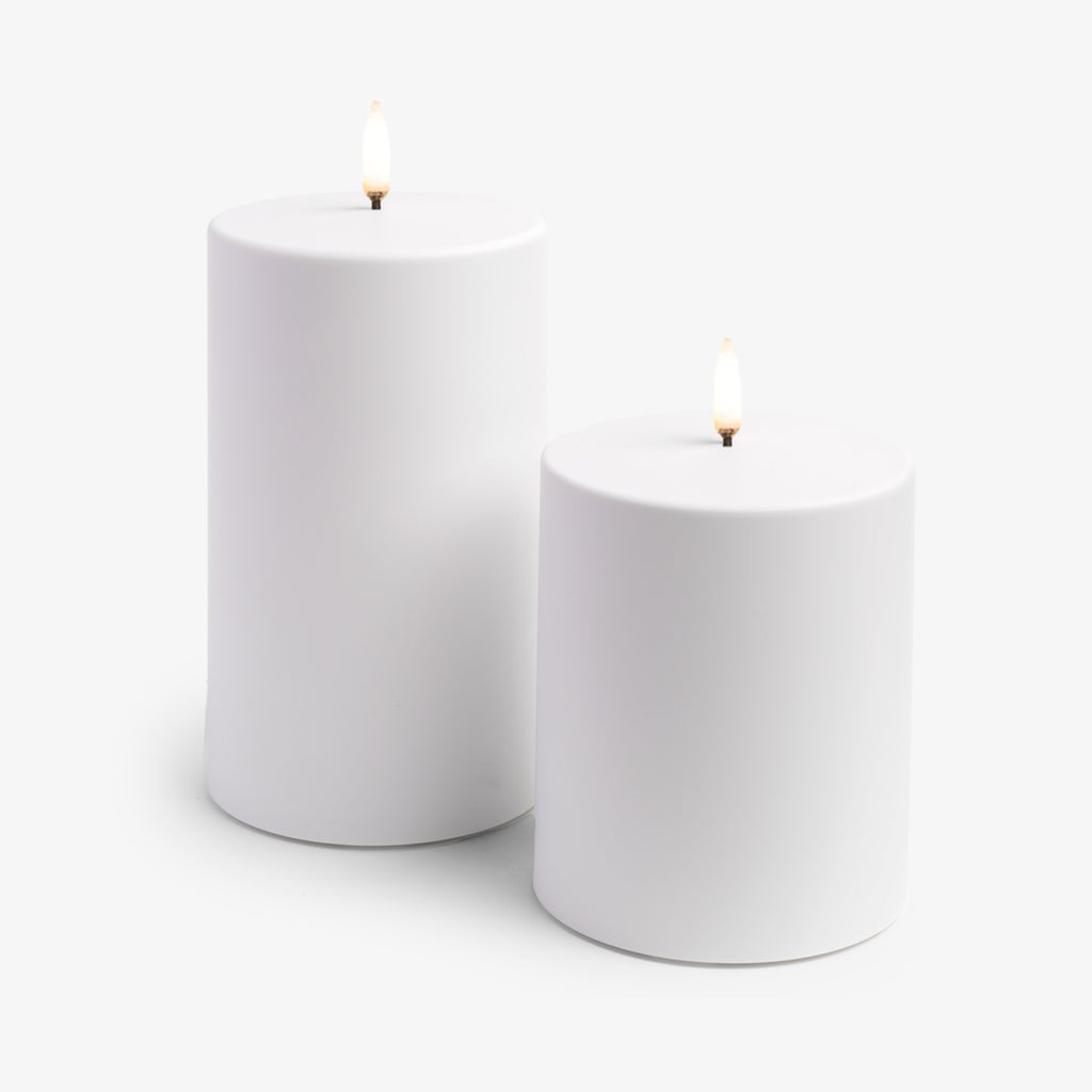 Uyuni Lighting Flameless Candles Indoor Outdoor White