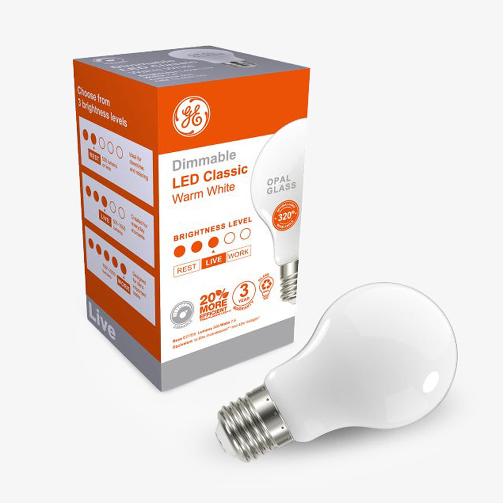 LED GlobeClassic Warm White Dimmable Wide Screw