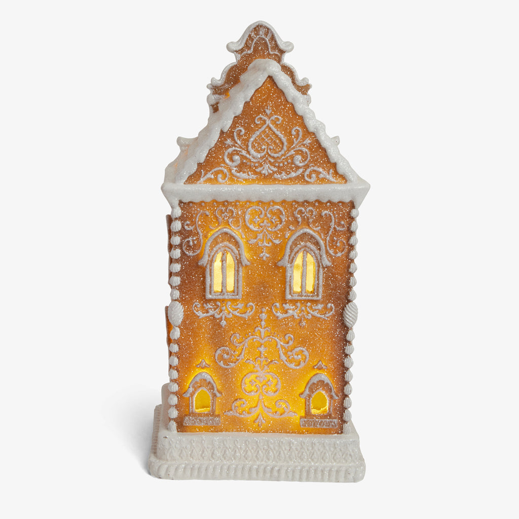 Christmas Décor Gingerbread House With LED Light Alfresco Emporium