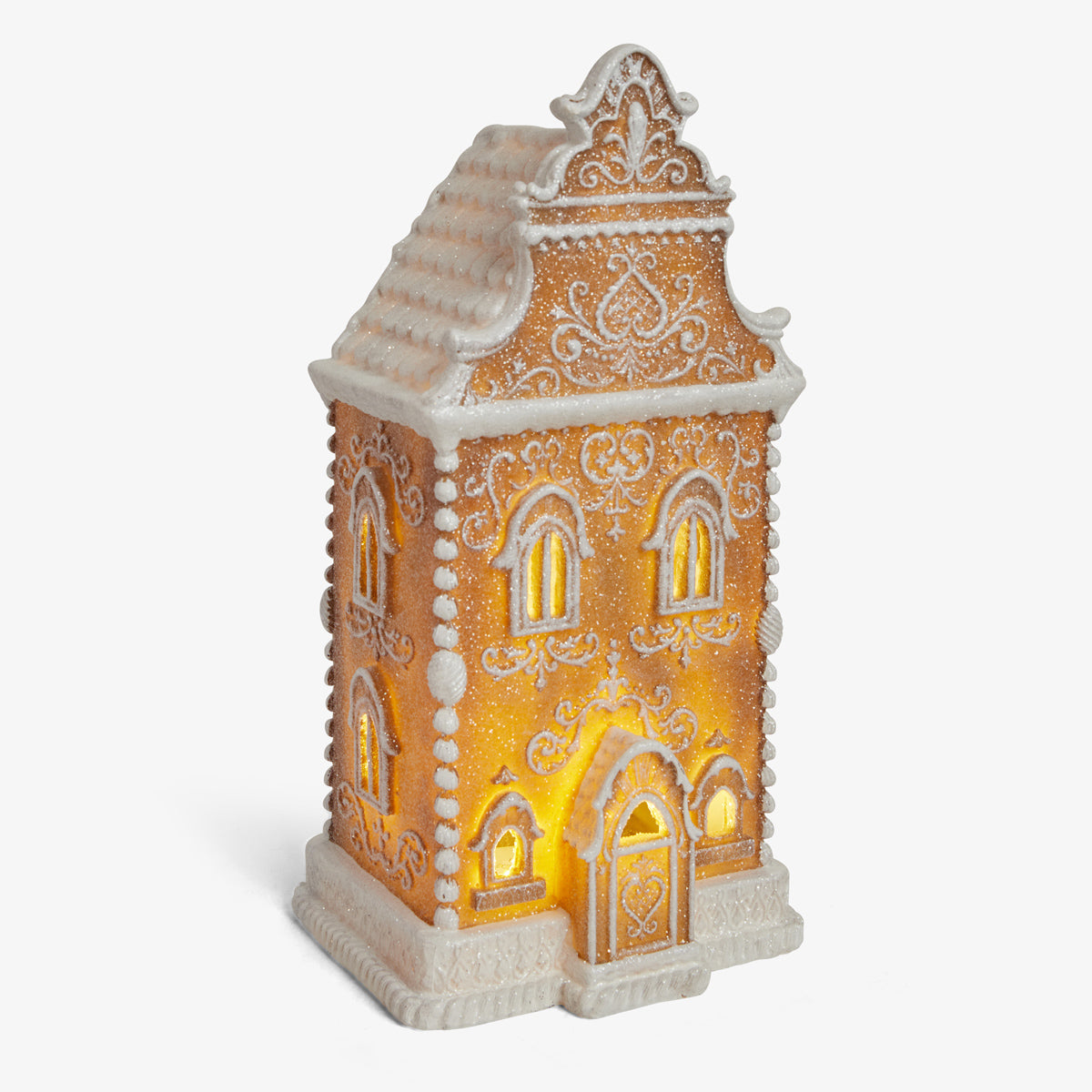 Christmas Décor Gingerbread House With LED Light Alfresco Emporium