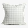 Gingham Cushion Green 55 X 55cm Front