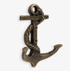 Antique Gold Anchor Wall Hook Front