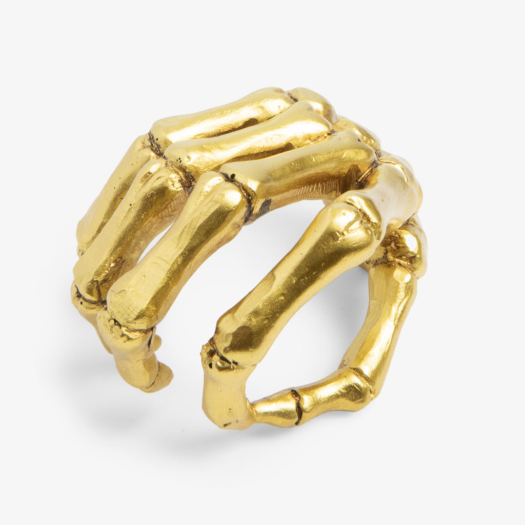 Skeleton Napkin Ring Gold