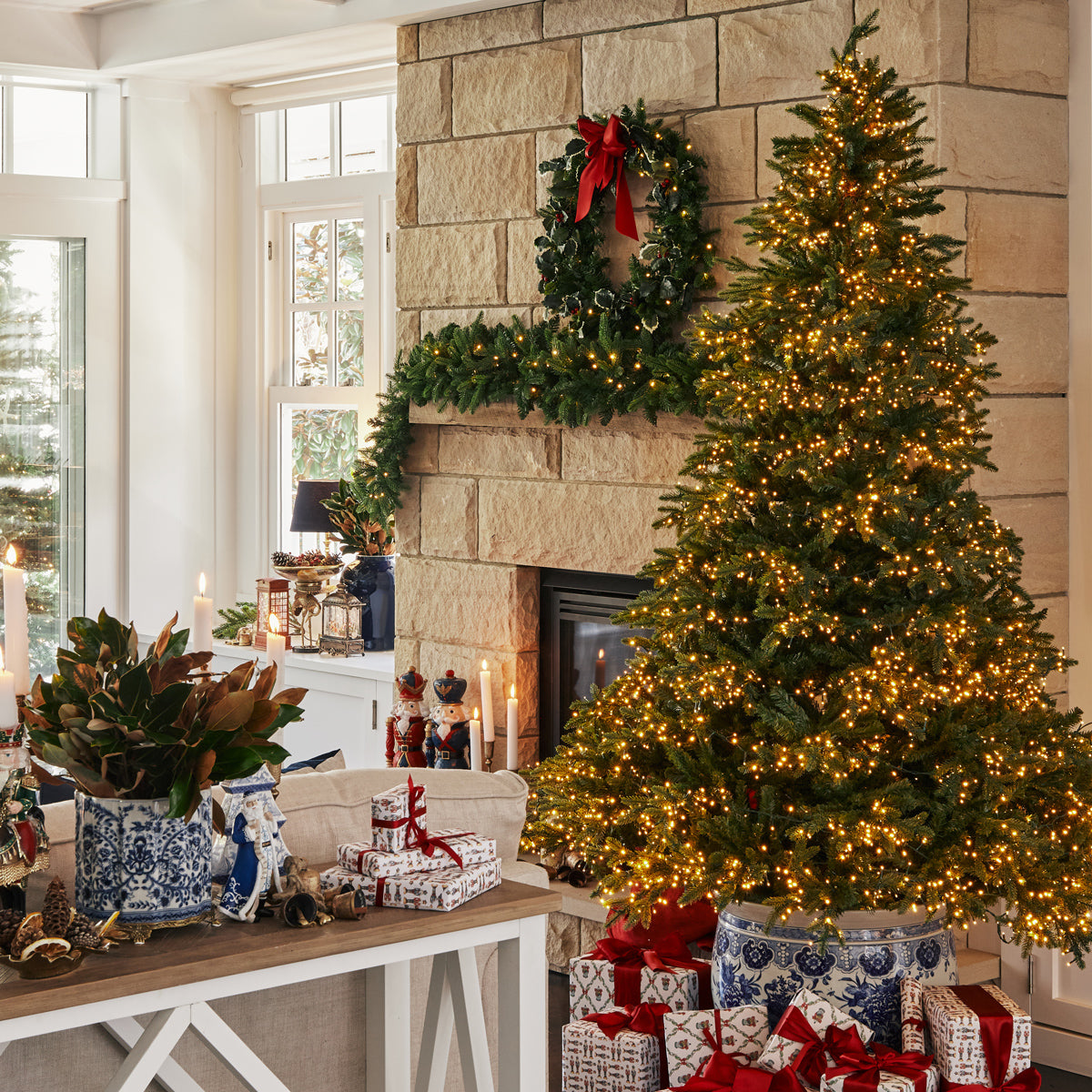 Grand Manhattan Pre-Lit Christmas Trees – Alfresco Emporium