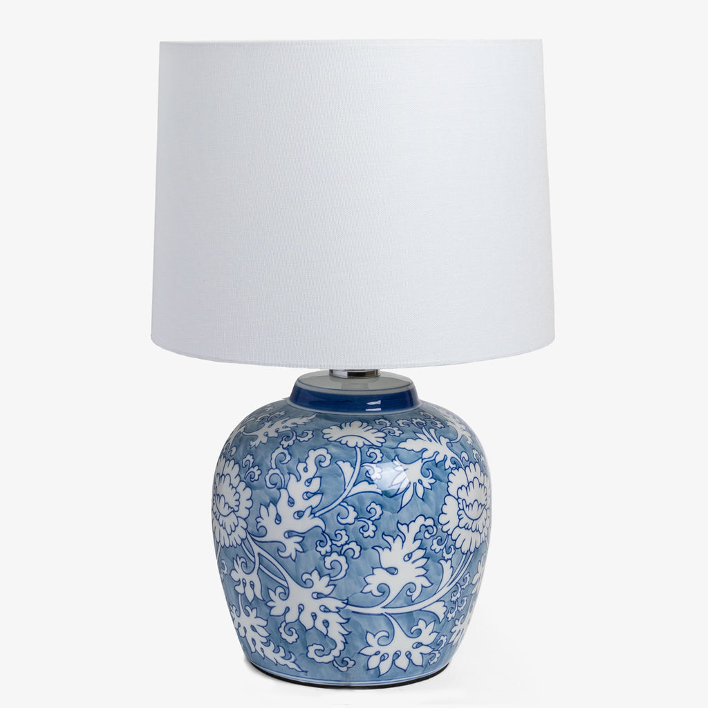 Ceramic Lamp Blue & White