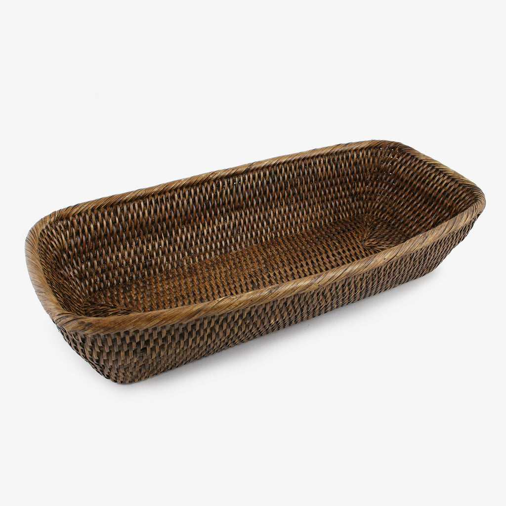 Rattan Bread Baskets Brown