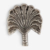 Palm Drawer Knob Silver Front