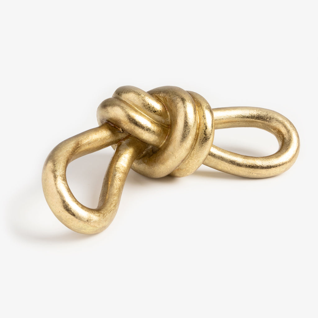 Knot Sculpture Gold