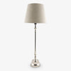 Table Lamp Silver: Linen Shade