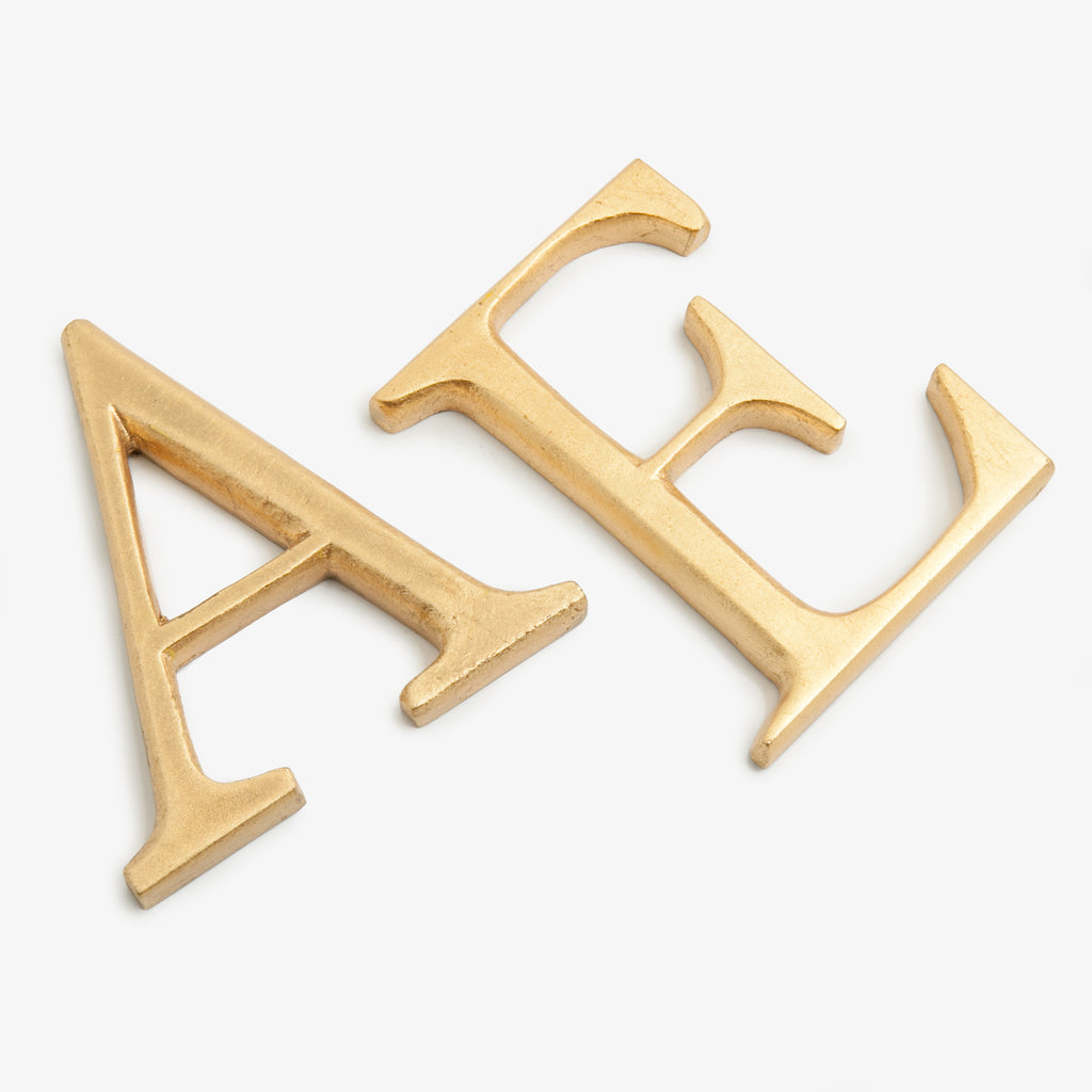 Letters Gold-Leaf