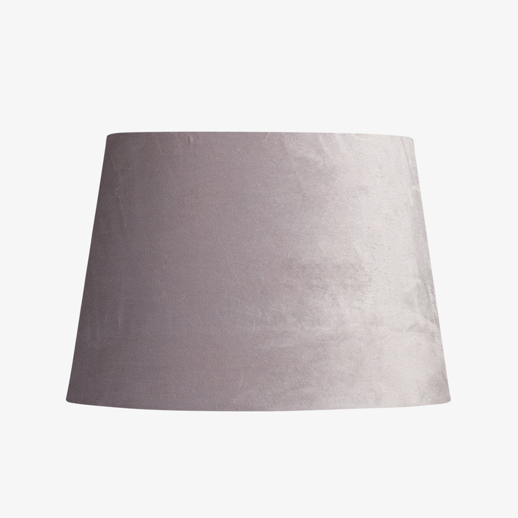 Grey Velvet Lamp Shade 25.2cm