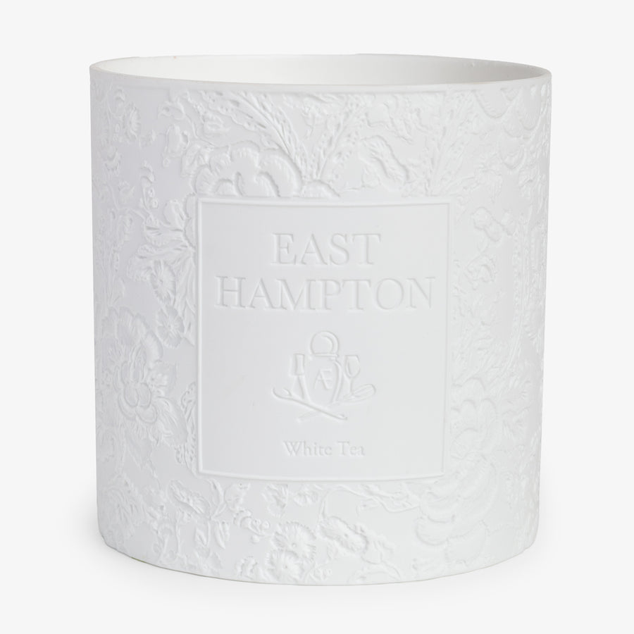East Hampton Bisque 3-Wick Candle Front