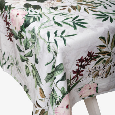 Linen Tablecloth Tranquil Garden Front
