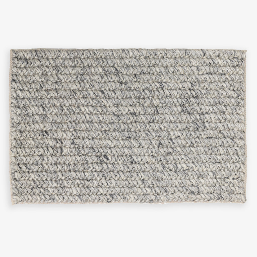 Grey Marble Aspen Wool Rug Front