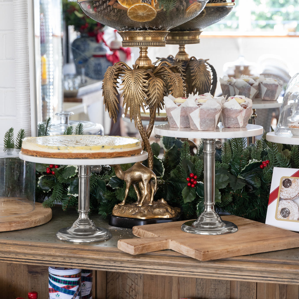Marble & Silver Cake Stands