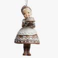 Mrs Claus Gingerbread Ornament Front