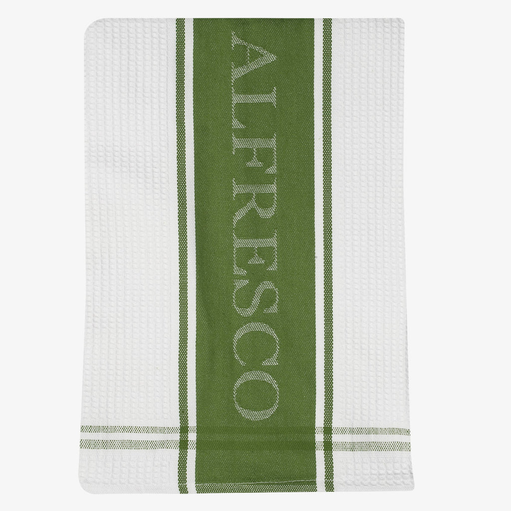 Alfresco Emporium Tea Towel Green