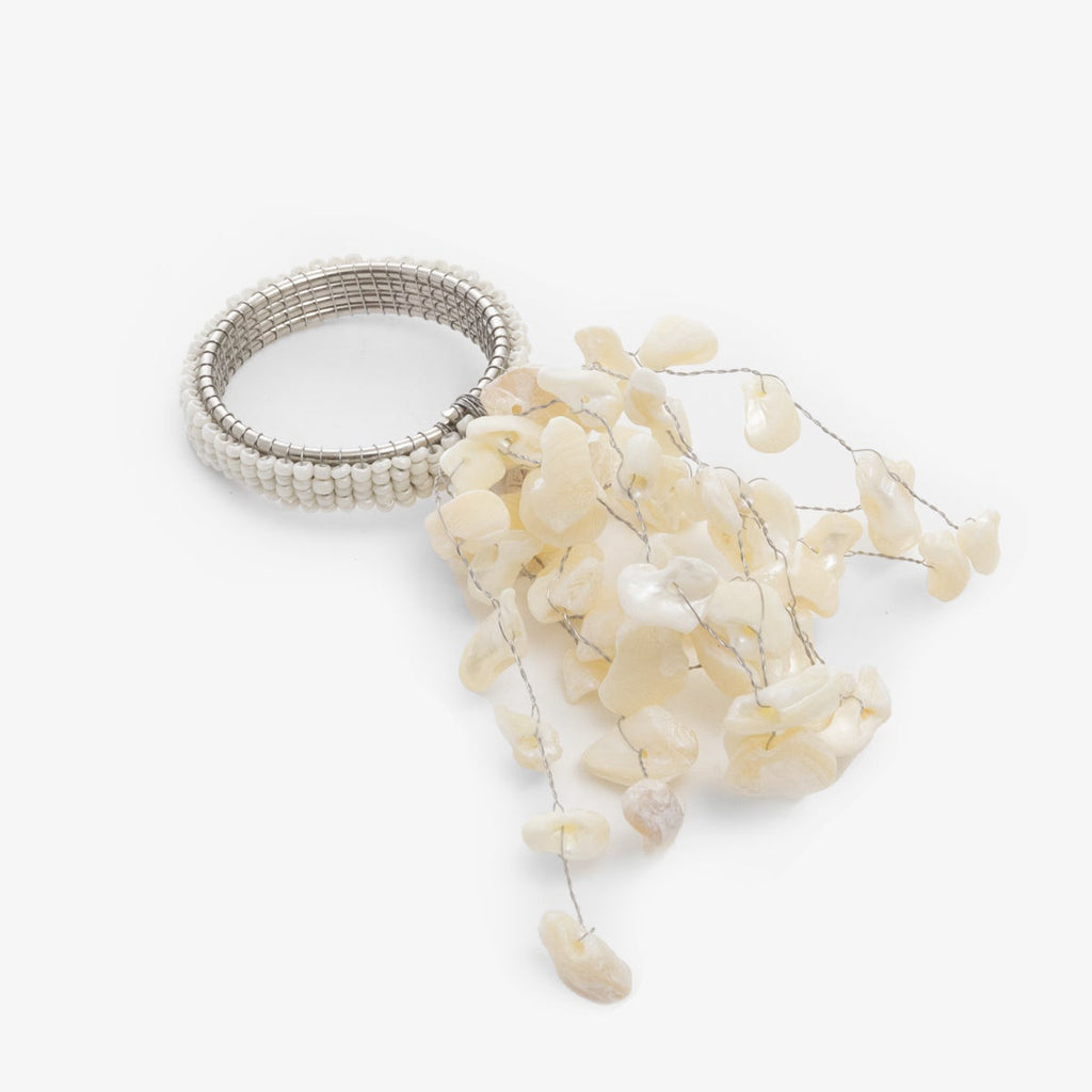 Shell & Bead Napkin Ring