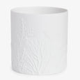 Oceania Bisque Candle Refill Holder White