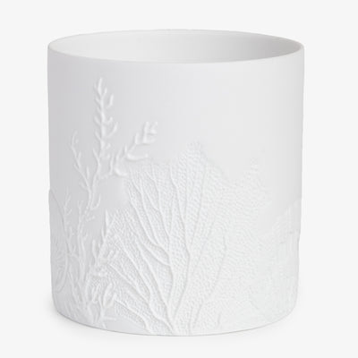 Oceania Bisque Candle Refill Holder White