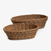 Osier Nutmeg Oval Baskets Grouped