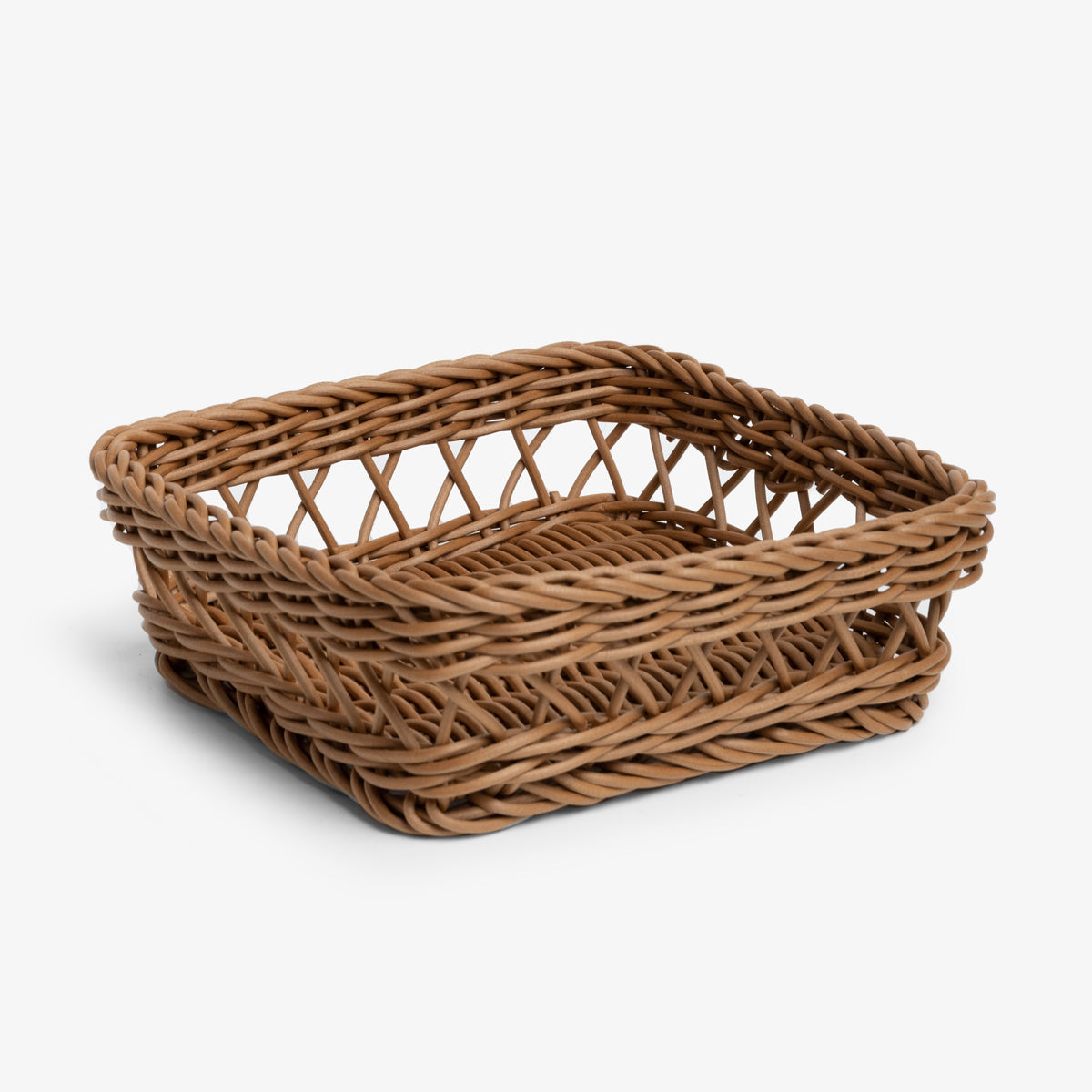 Baskets | Osier Nutmeg Small Square Basket | Alfresco Emporium