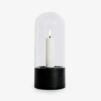 Outdoor Lantern With Flameless Candle Front