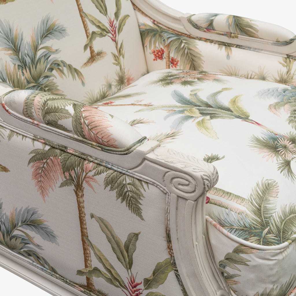 Palm White Florida Chair Detail